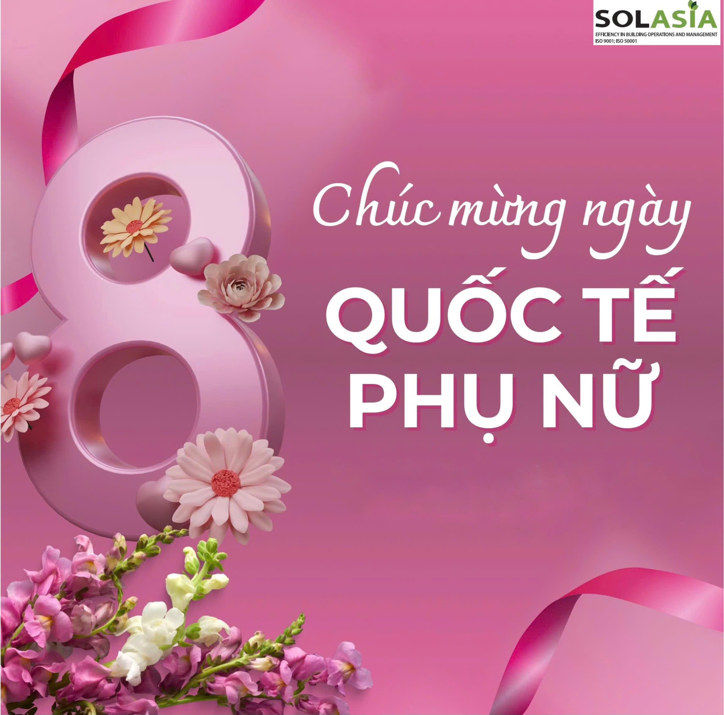 Chúc mừng ngày Quốc tế Phụ nữ 8/3